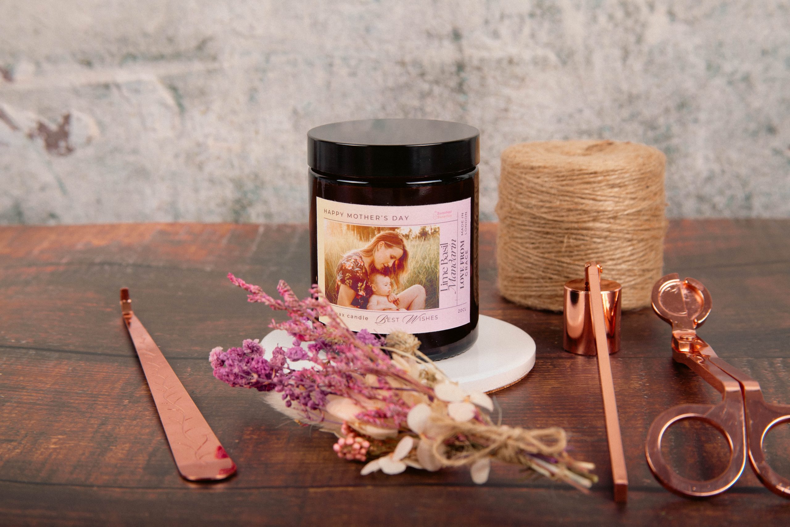 Scented Soy Wax Candle - Amber - 15CL - Image 3